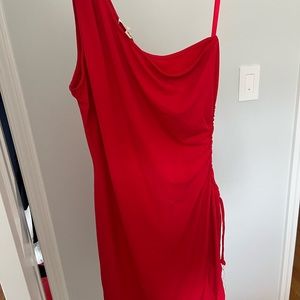 mini red dress